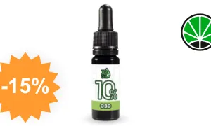 JB Oil CBD 10 - huile CBD JustBob avec code promo