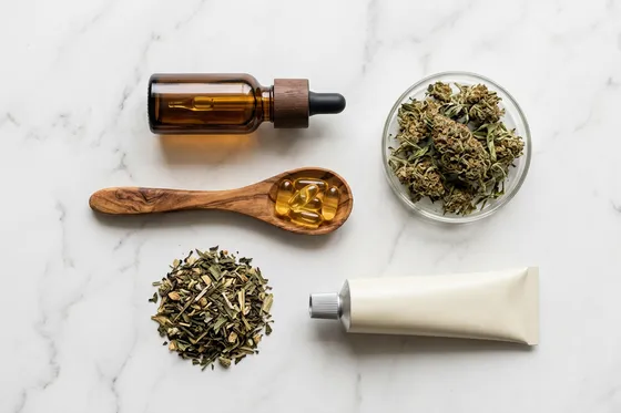 Gamme complète de produits CBD : huiles, fleurs, résines et cosmétiques