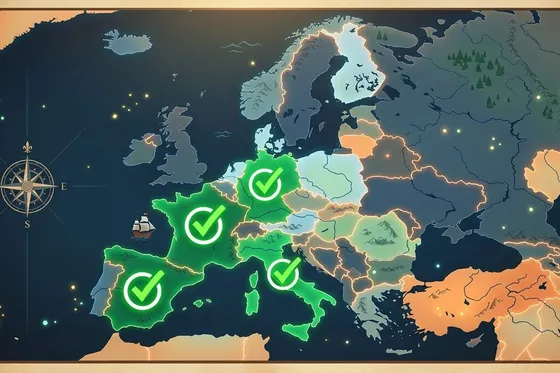 Carte de la légalité du CBD en Europe par pays