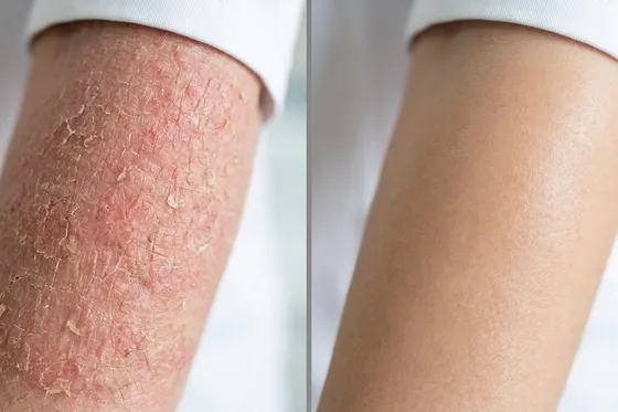 Creme CBD pour eczema et dermatite : application topique sur la peau