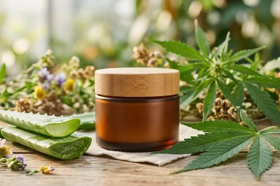 Creme CBD pour le visage et les soins de la peau
