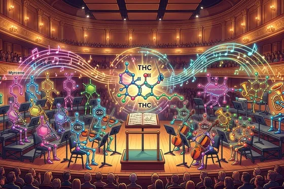 L'effet entourage CBD : synergie des composés comme un orchestre