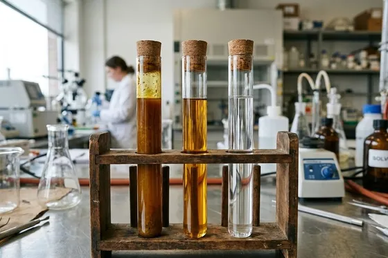 Molecules du CBD full spectrum, broad spectrum et isolat : comparaison visuelle